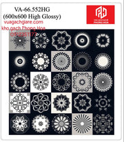 Gạch Đá Ốp Lát 60x60 Cao Cấp Ấn Độ decor màu đen VA - 66.552HG - Daisan Store