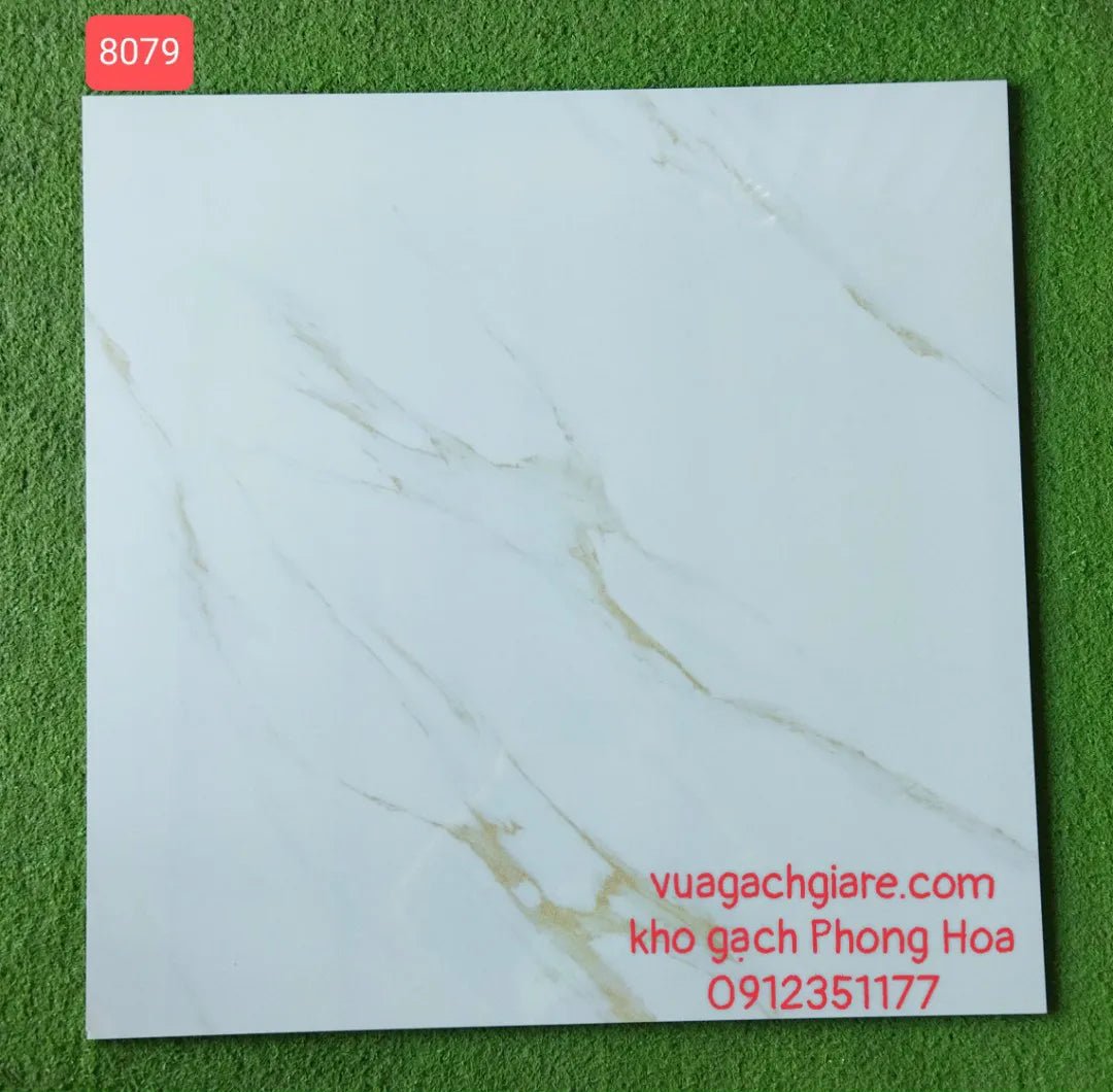 Gạch Đá Ốp Lát 80x80 Rimini trắng vân khói vàng R8079 - Daisan Store