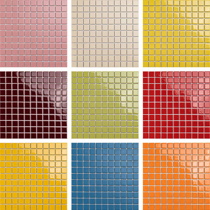 Gạch Khảm Men Xanh Dương Đại Dương Trang Trí Bếp, Phòng Tắm, Hồ Bơi Khách Sạn - Daisan Store