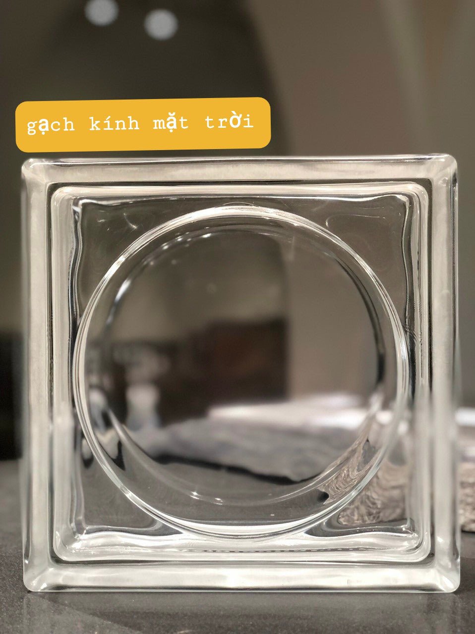 Gạch Kính Indo Mặt Trời 190x190x80 - Daisan Store