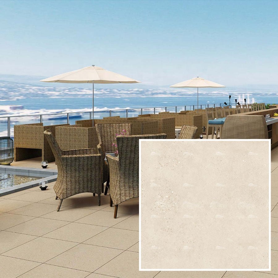 Gạch lát nền ngoài trời men mờ chống trơn, chịu lực cao, khổ 600x600, giá nhà máy Phật Sơn - Daisan Store