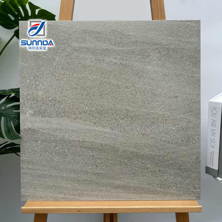 Gạch men mờ ngoại thất, đá thô, kiểu cổ điển, 600x600mm - Daisan Store