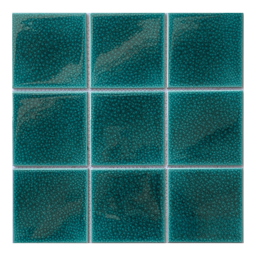 Gạch Mosaic 100x100mm men rạn đôi màu xanh dương MHG 1041 - Daisan Store