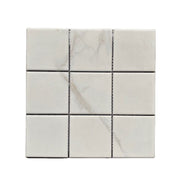Gạch Mosaic Bề Mặt Mờ Đơn Giản, Vân Đá Cẩm Thạch Trắng Carrara, Dùng Trang Trí Hồ Bơi, Phòng Tắm, Nhà Bếp, Đa Dạng Hình Dạng Và Kích Thước - Daisan Store