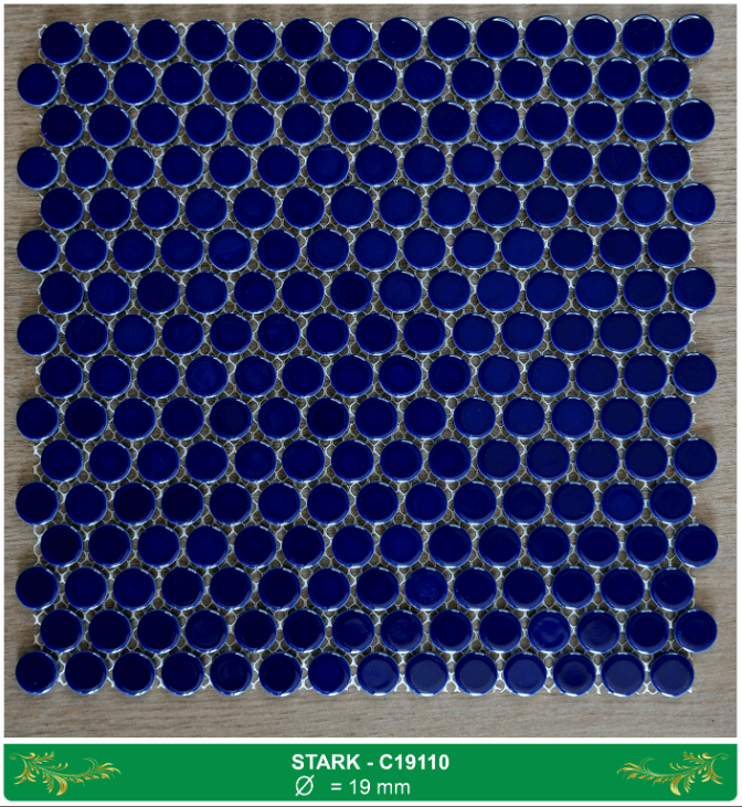 Gạch Mosaic bi tròn xanh - C19110 - Daisan Store