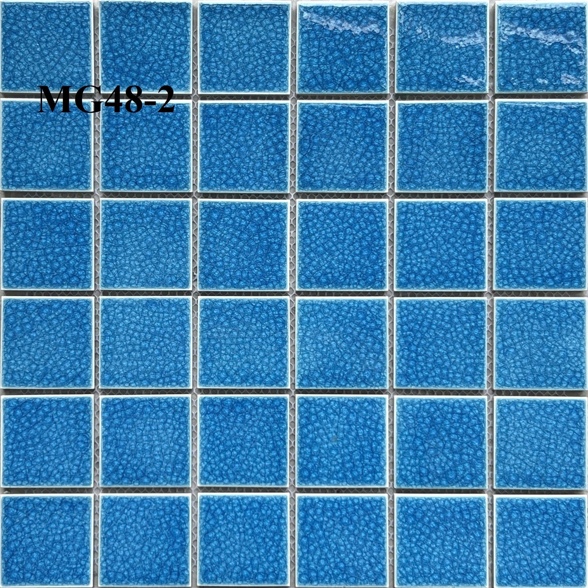 Gạch Mosaic gốm xanh MG48 - 2 Kt 30x30cm - Daisan Store