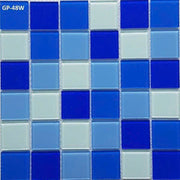 Gạch Mosaic kính chip KT 48x48mm mã GP - 48F - Daisan Store
