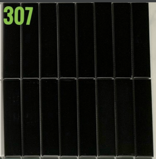 Gạch Mosaic Que 32x145mm Màu Đen - Daisan Store