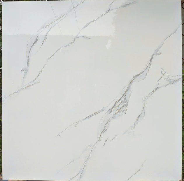 Gạch ốp lát men bóng trắng vân mây kt 600x600mm Mã 6841 - Daisan Store