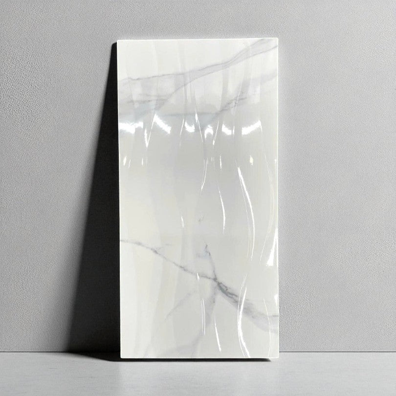 Gạch ốp tường Ceramic KT 300x600mm trắng Bóng mã C3602B - Daisan Store