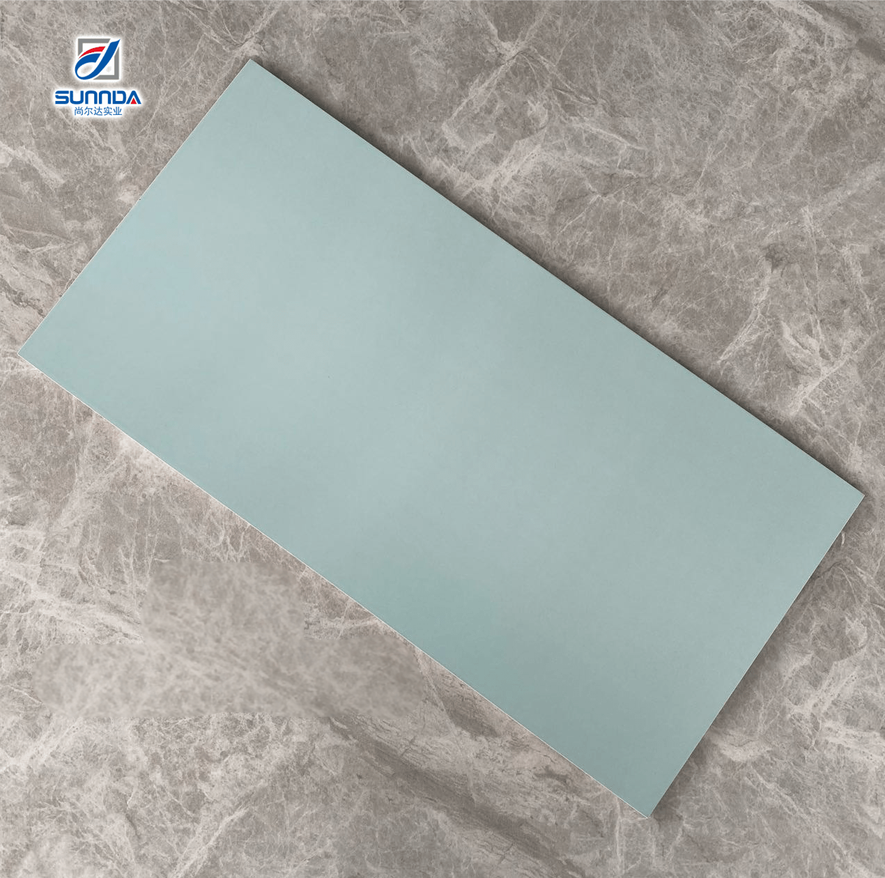 Gạch ốp tường ceramic nội thất bề mặt bóng loáng dập nổi, chống thấm nước, màu trơn, vân đá cẩm thạch, kiểu dáng đơn giản - Daisan Store