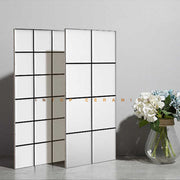 Gạch ốp tường gốm màu trắng 300x600mm Gạch kẻ caro cho tường nhà bếp phòng tắm - Daisan Store