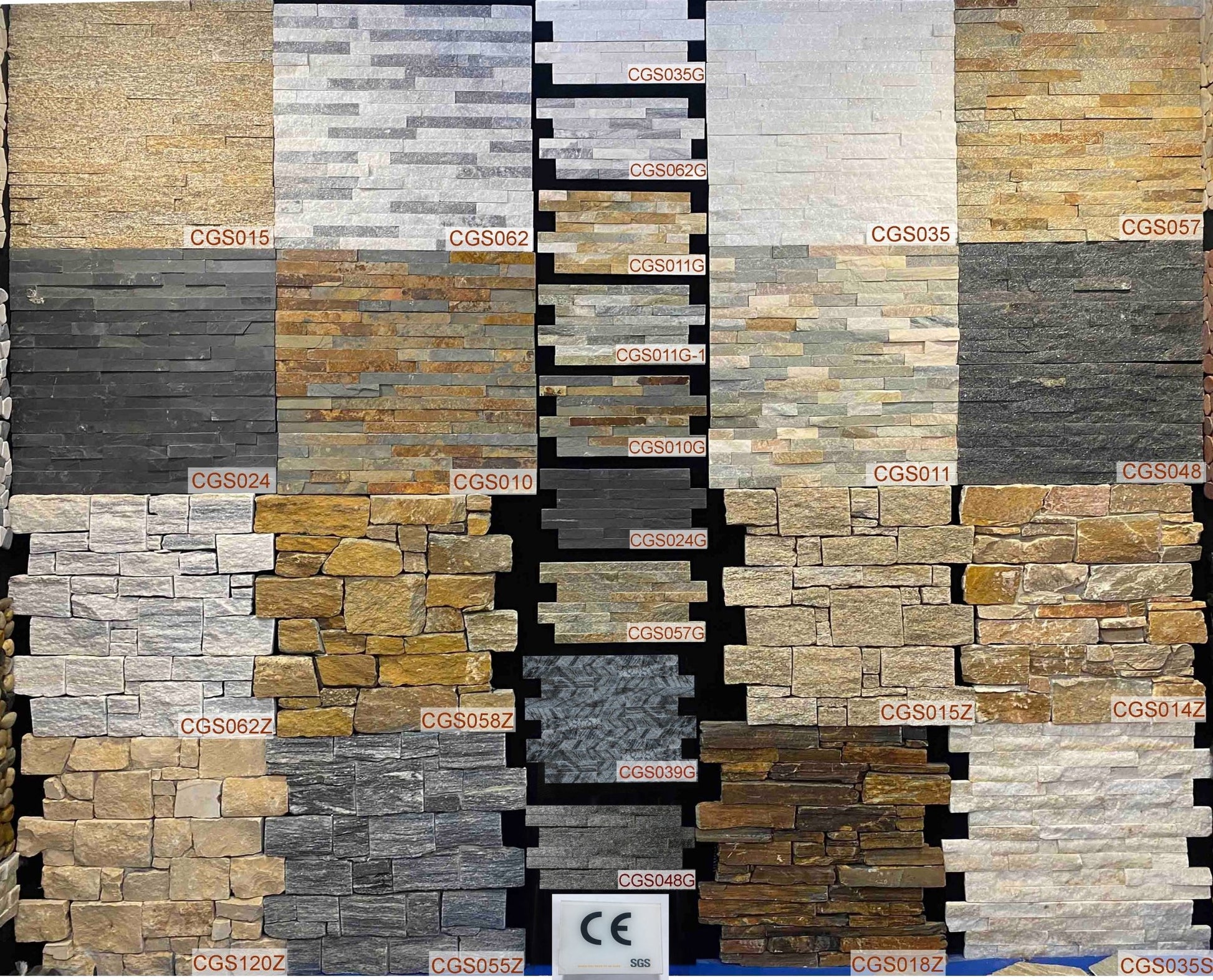 Gạch ốp tường xếp lớp, đá ốp văn hoá - Daisan Store