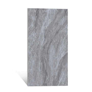Gạch sứ đánh bóng toàn bộ màu xám 600x1200mm, họa tiết đá cẩm thạch, dùng lát sàn và ốp tường trong nhà - Daisan Store