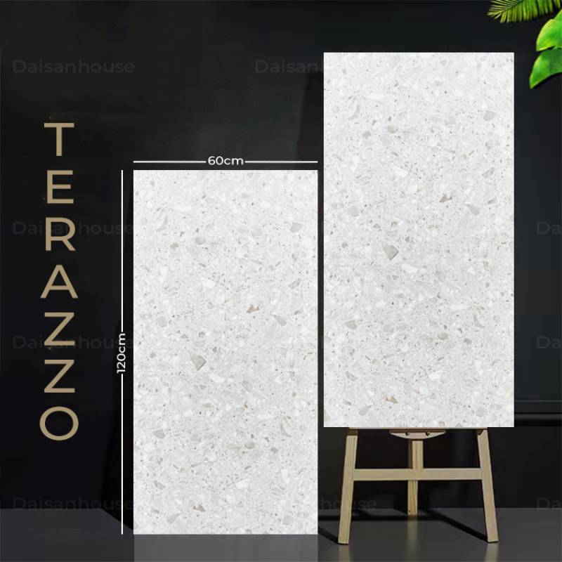 Gạch Terrazzo KT 600x1200mm 126007 (1h/1,44m/2v) - Daisan Store