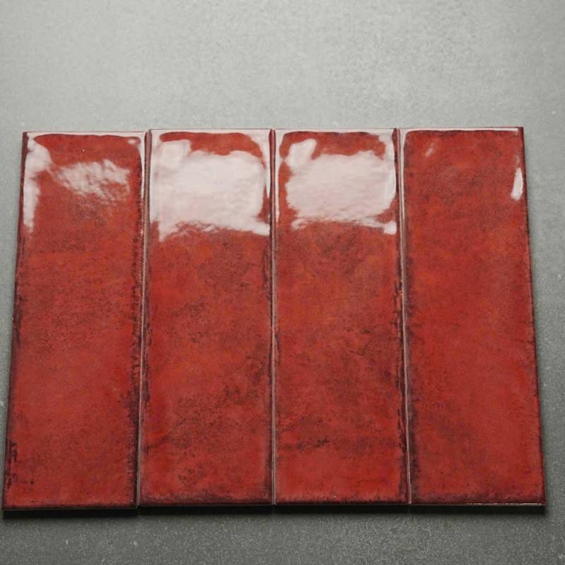 Gạch thẻ đỏ loang bóng phẳng LS1310 - Daisan Store