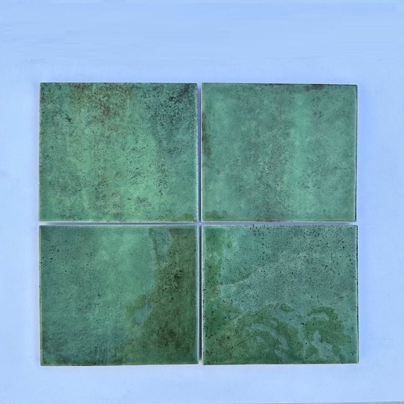 Gạch thẻ gợn sóng xanh 123x123mm LP12312 - Daisan Store