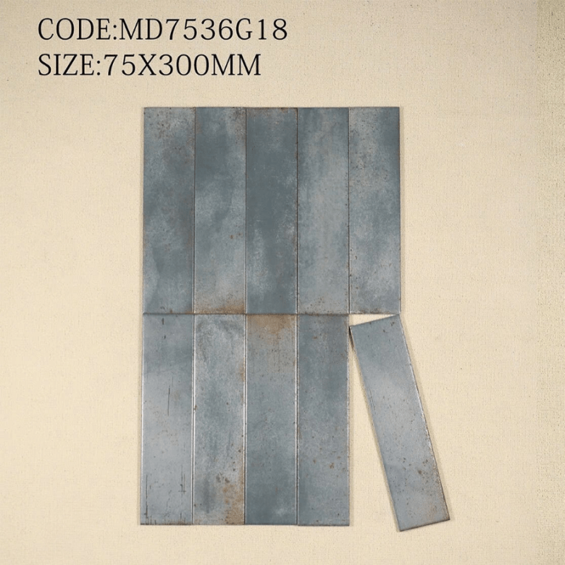 Gạch thẻ nhập khẩu KT 75x300mm men Sugar MD7536G18 - Daisan Store