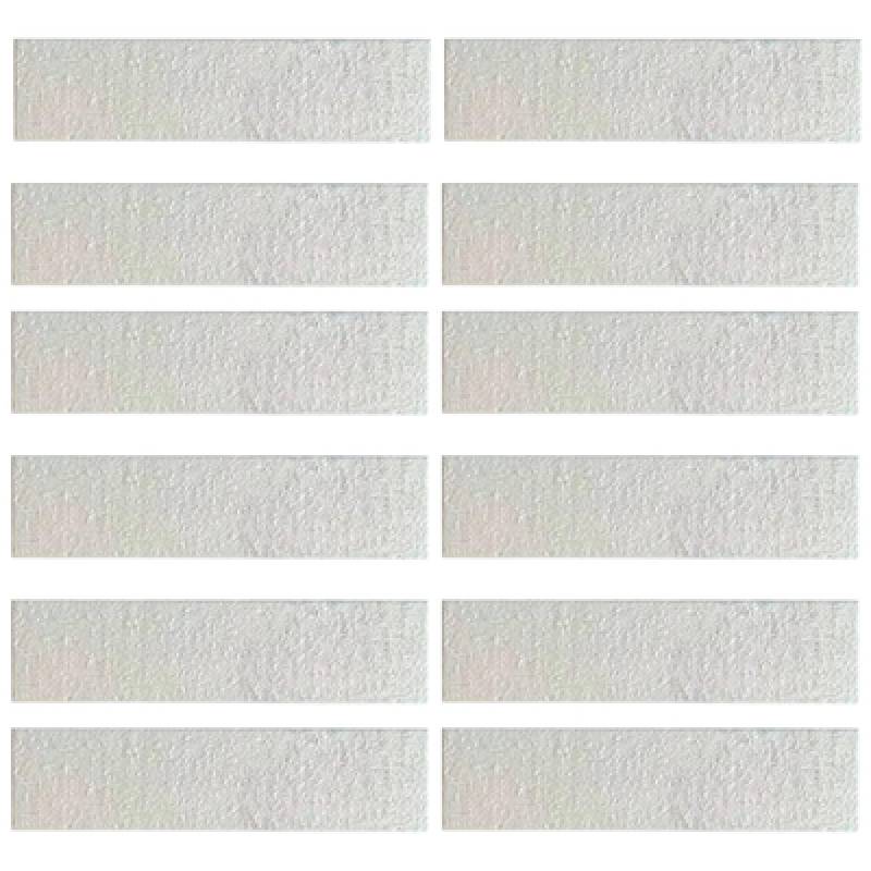 Gạch thẻ ốp tường màu trắng bề mặt sần 60x240mm 62410 - Daisan Store