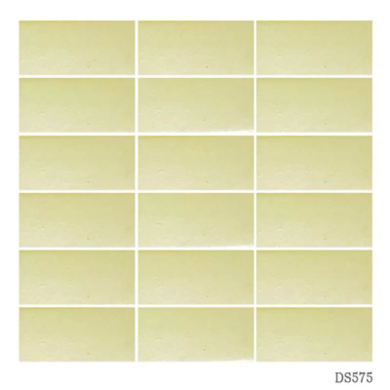 Gạch thẻ ốp tường màu vàng chanh 45x95mm NGT_575_XRY - Daisan Store