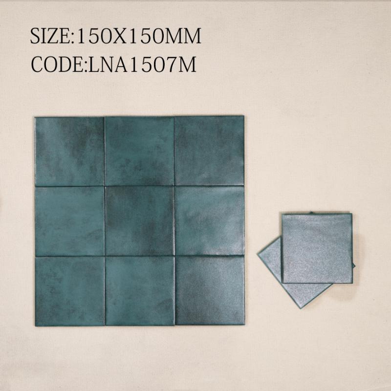 Gạch thẻ Porcelain mờ lượn KT 150x150mm mã LNA1507M - Daisan Store