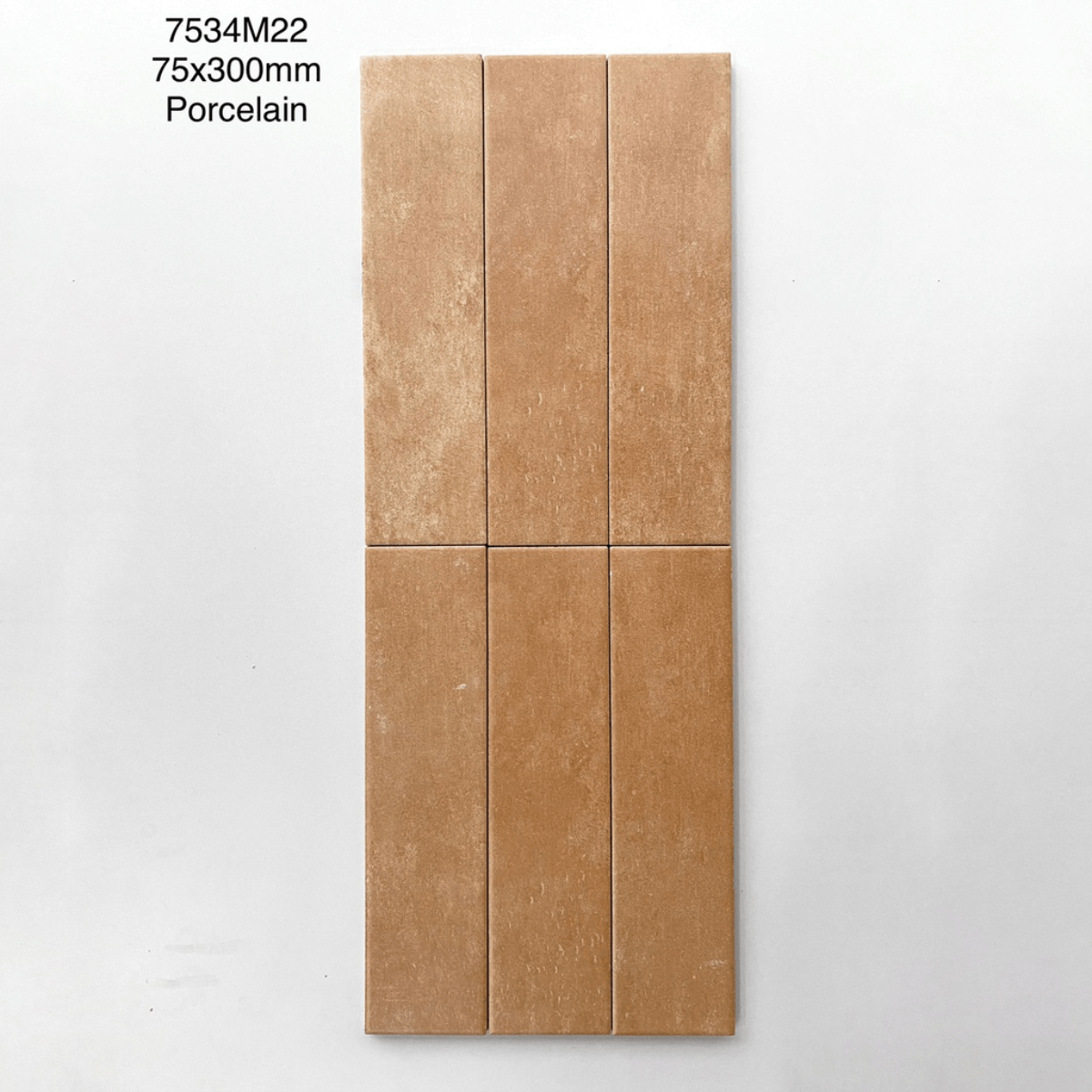 Gạch thẻ Porcelain mờ phẳng KT 75x300 mã MD7534M22 - Daisan Store