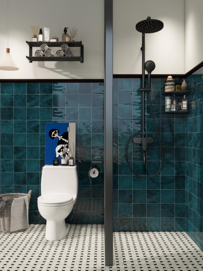 Gạch thẻ Porcelain bóng lượn KT 150x150mm mã LNA1507G