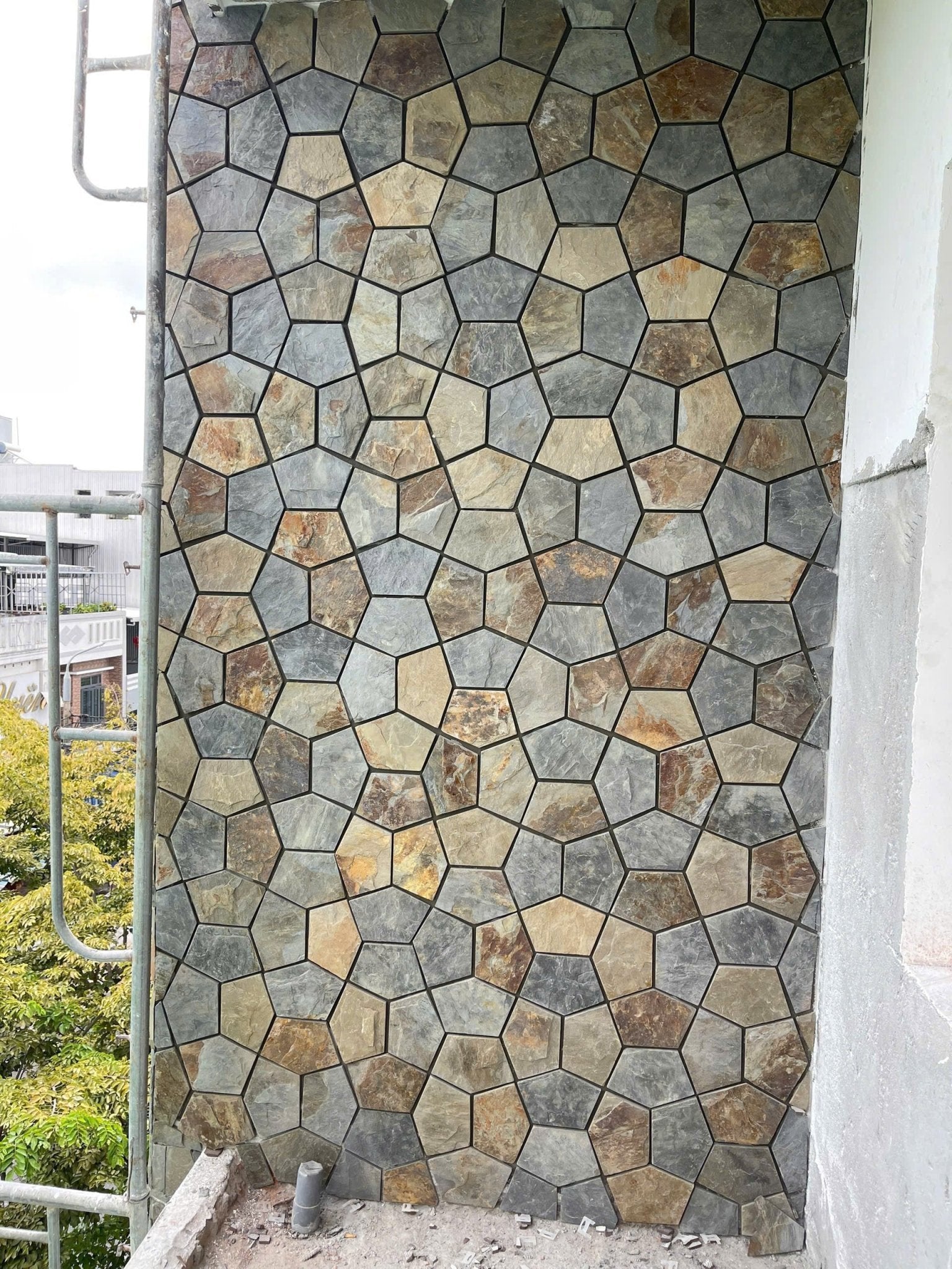 Ngũ Giác Đa Sắc - Đá Ốp Lát Trang Trí Độc Đáo - Daisan Store