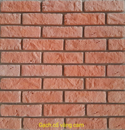 Gạch giả cổ màu vàng cam