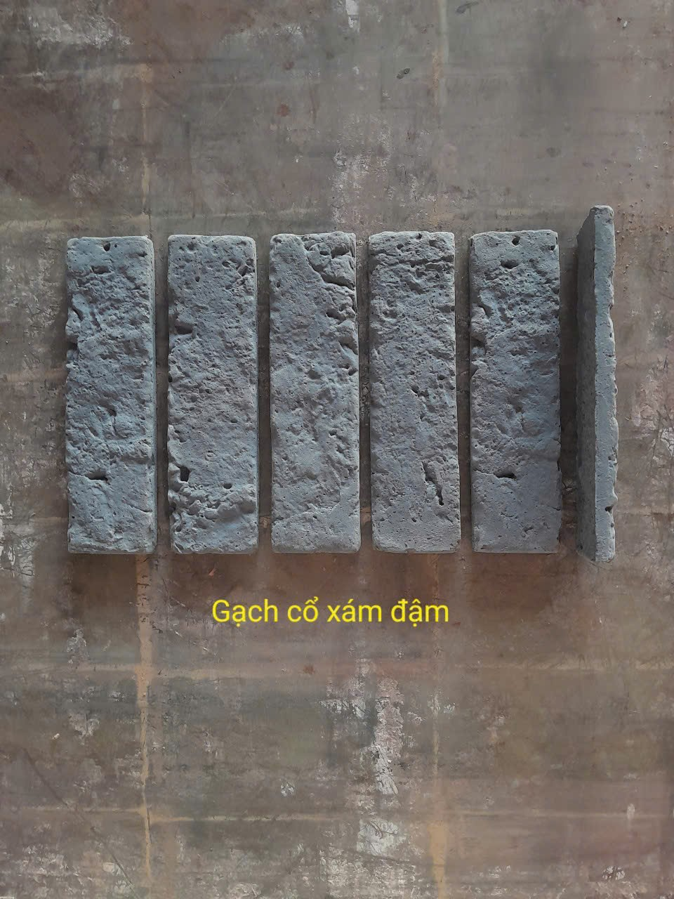 Gạch giả cổ màu xám