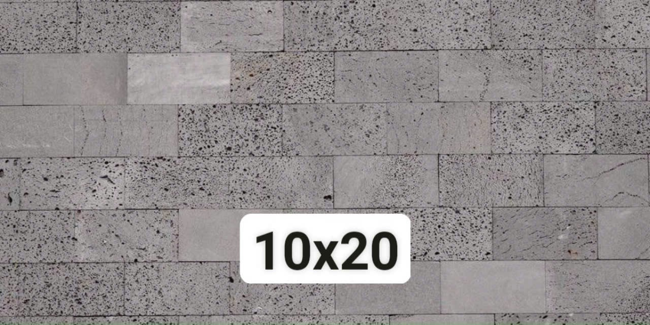 Đá ong xám 10x20x1,2