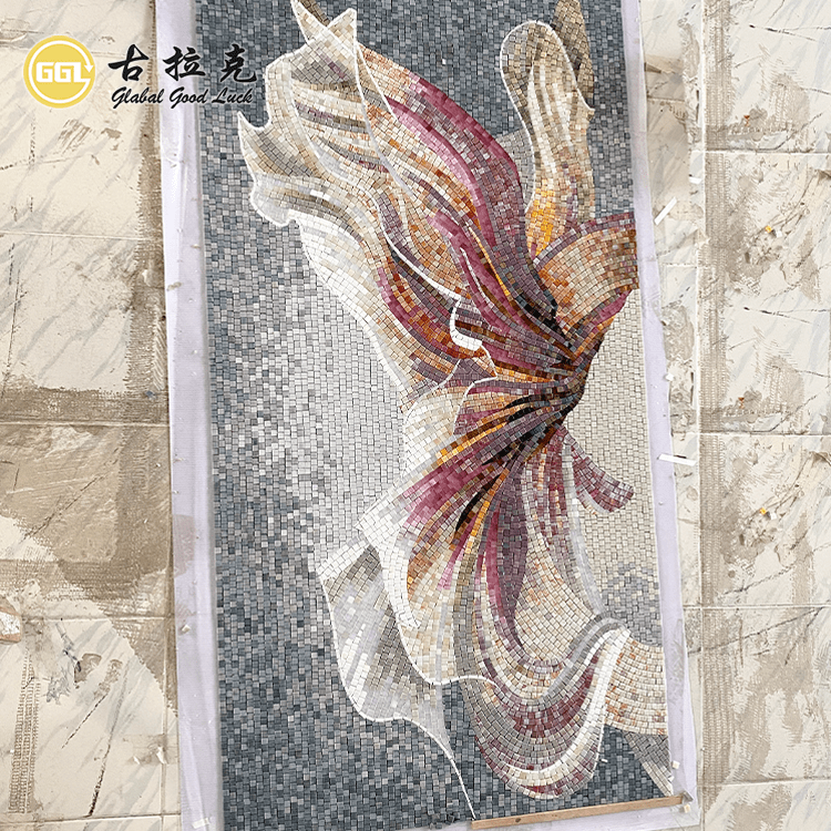 Tranh khảm treo tường thủ công bằng gạch kính 4mm - Daisan Store