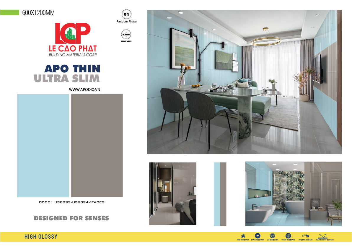 Gạch ốp lát Apodio US 6893 (598x1198x5.8mm)