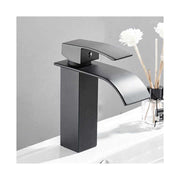 Vòi chậu rửa mặt thác nước bằng thép không gỉ mạ điện cho phòng tắm khách sạn bán buôn Vòi vuông - Daisan Store