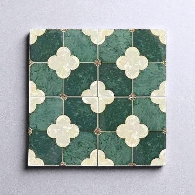 Gạch bông Trung Quốc, men mờ xương porcelain, KT 200x200, F2149(SM0607) (1 hộp/25 viên/1m2)