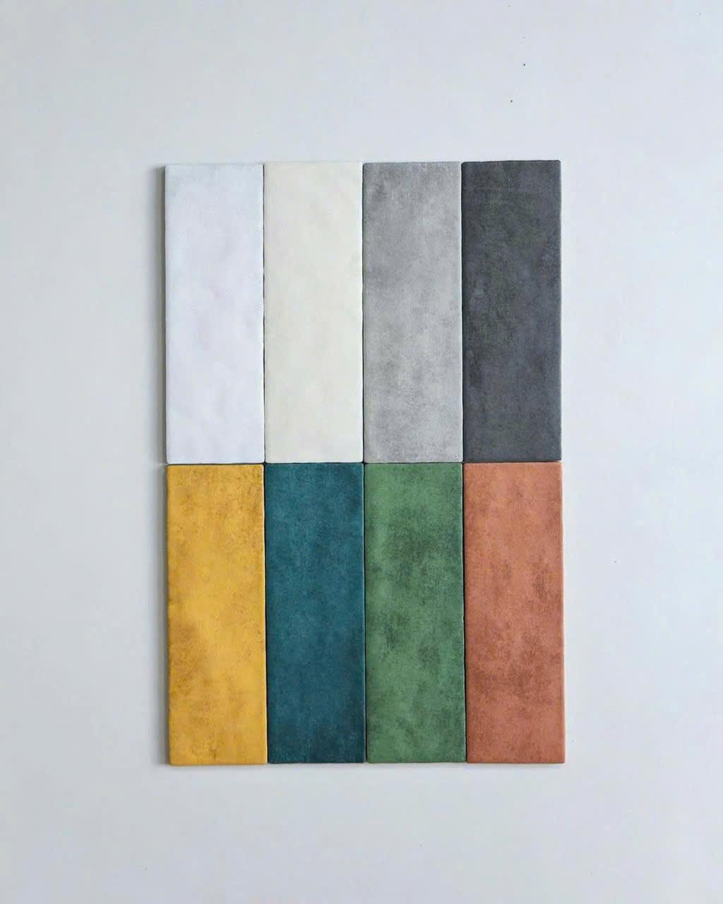 Gạch thẻ Porcelain mờ lượn KT 75x230mm mã LNA752304M