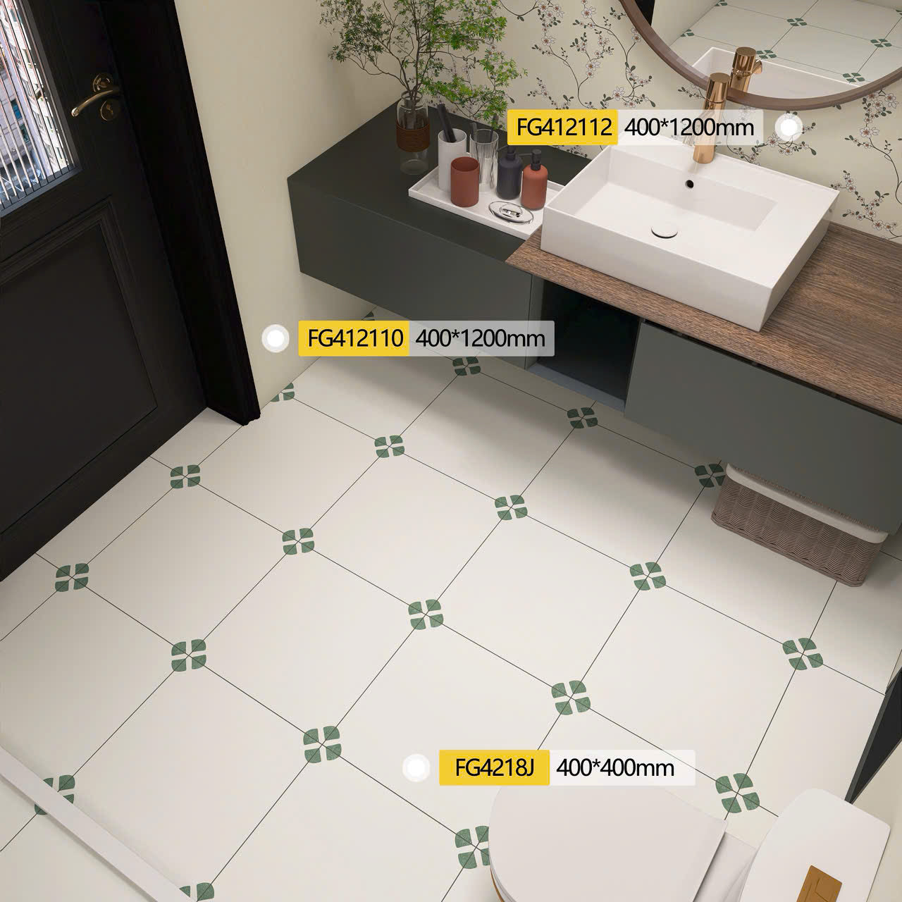 Gạch Bông KT 400x400 mã FG4218J