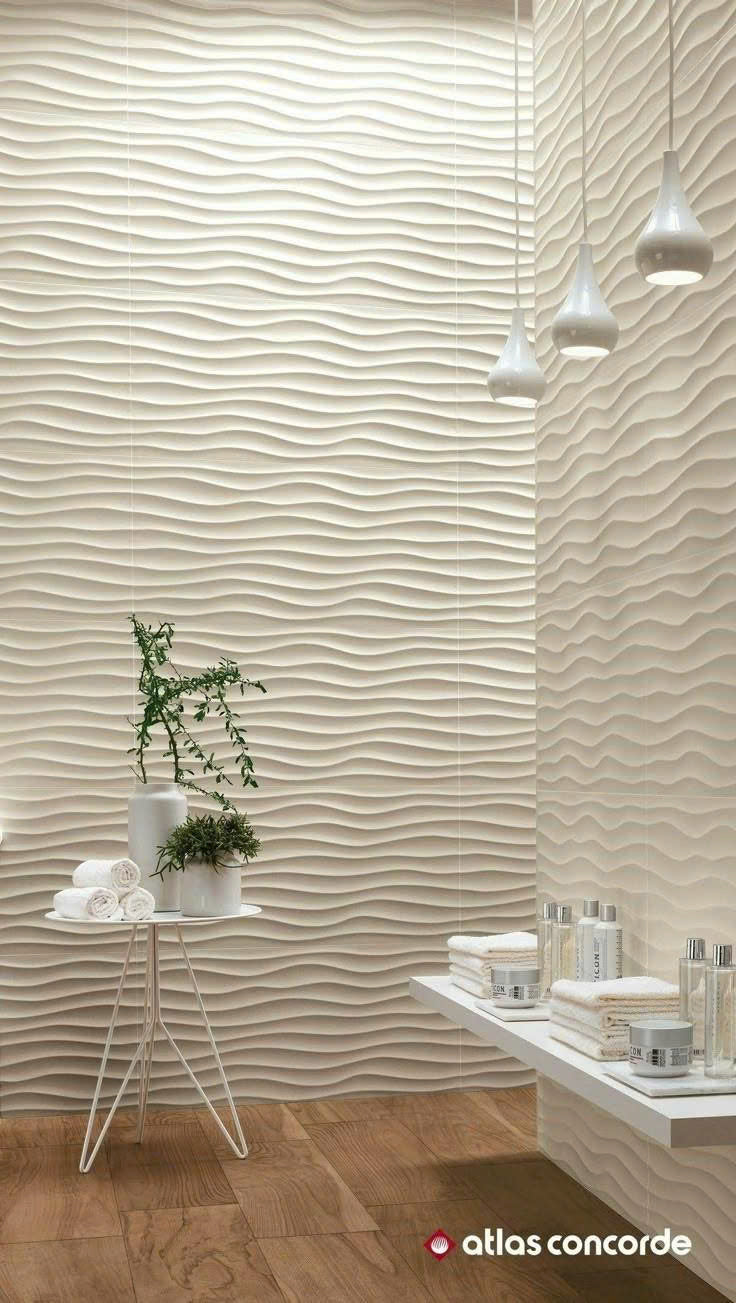 Gạch ốp tường Ceramic vân sóng trắng mờ KT 300x600mm mã STA6306-R (1h/1.44m/8v)