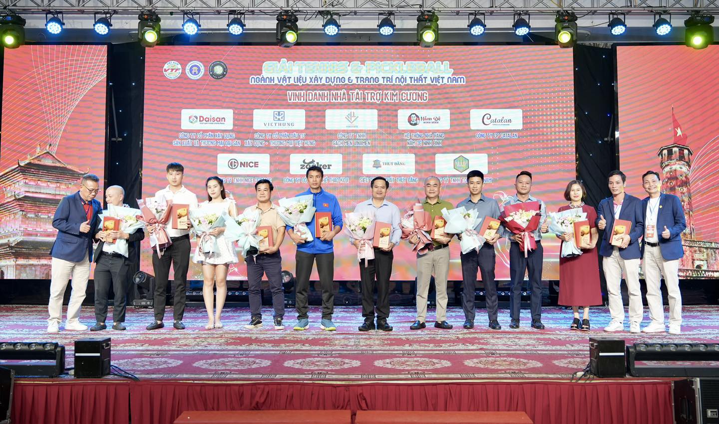 Daisan Group – Dấu ấn Nhà tài trợ Kim Cương tại Giải Tennis & Pickleball ngành VLXD & Trang trí nội thất 2025