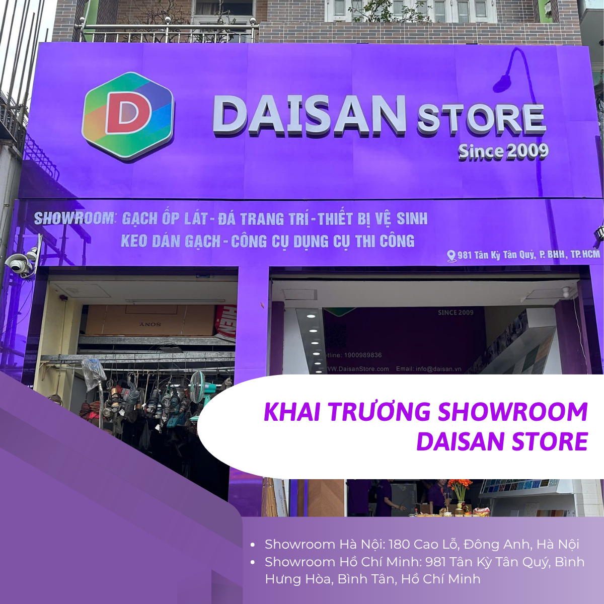 DaisanStore khai trương showroom mới tại Hà Nội và Hồ Chí Minh