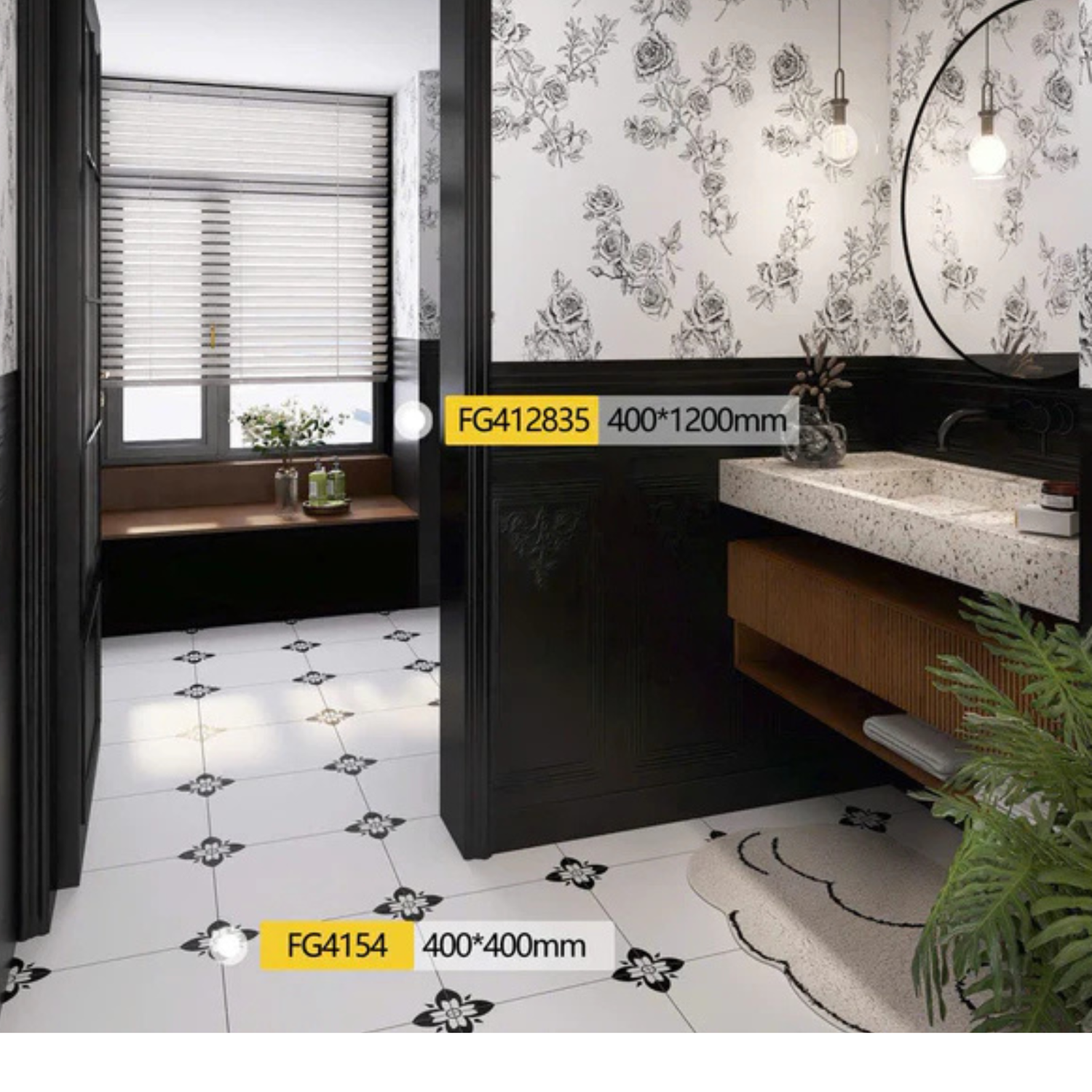 Vẻ đẹp cổ điển của gạch Bông trong không gian phòng khách hiện đại