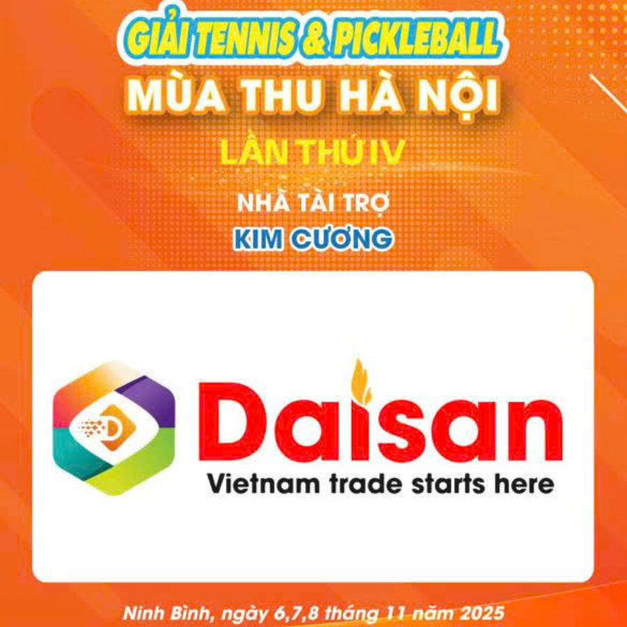 Daisan – Nhà tài trợ Kim cương Giải Tennis & Pickleball 2025