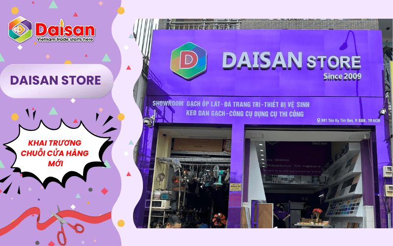 Daisan Store khai trương chuỗi cửa hàng mới: Bước ngoặt quan trọng trong hành trình phát triển bền vững - Daisan Store