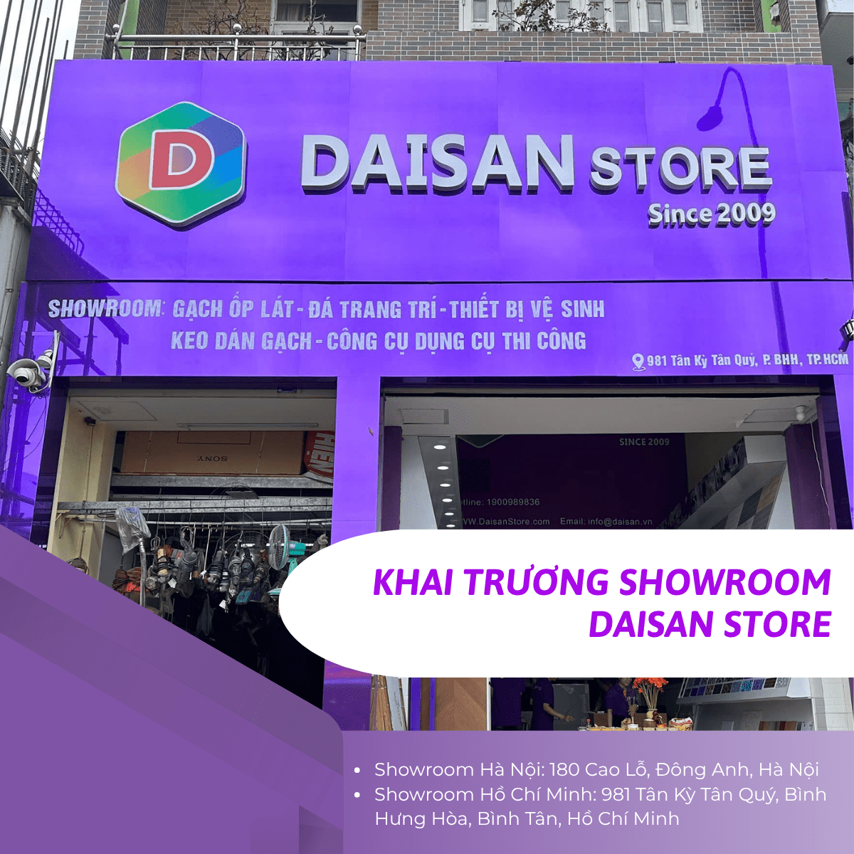DaisanStore khai trương showroom mới tại Hà Nội và Hồ Chí Minh - Daisan Store