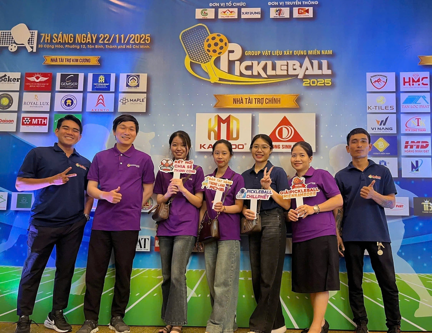 Daisanstore tăng cường hợp tác với nhà cung cấp tại sự kiện Pickleball & Gala dinner VLXD Miền Nam