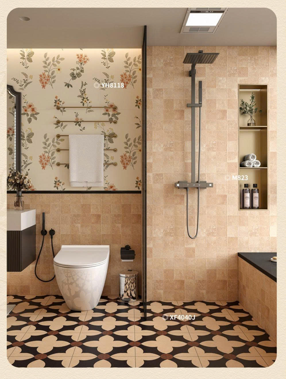 Gạch ốp lát 40x80cm – Giải pháp cân bằng cho không gian sống hiện đại