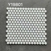 Gạch bi tròn trắng mờ  19*19mm 292*320mm