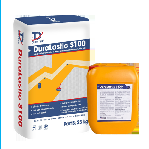 DuraLastic S100 – Màng chống thấm gốc Xi măng Polymer hai thành phần – Daisan Store