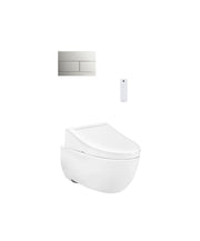 Bàn cầu treo tường kèm nắp rửa điện tử WASHLET C5 CW812REA_TCF24460AAA_WH172AT_TCA465_MB174PSS