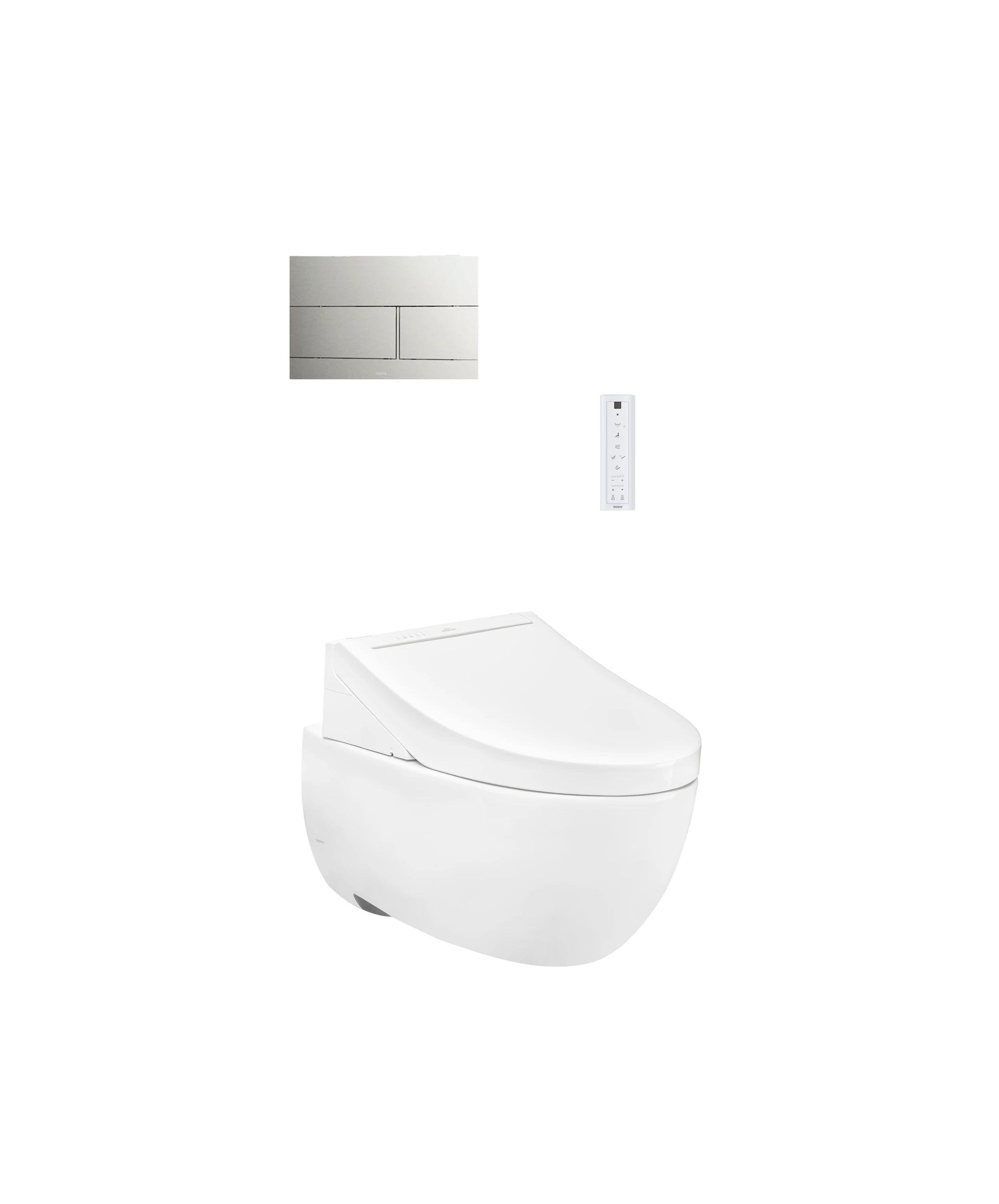 Bàn cầu treo tường kèm nắp rửa điện tử WASHLET C5 CW812REA_TCF24460AAA_WH172AT_TCA465_MB174PSS